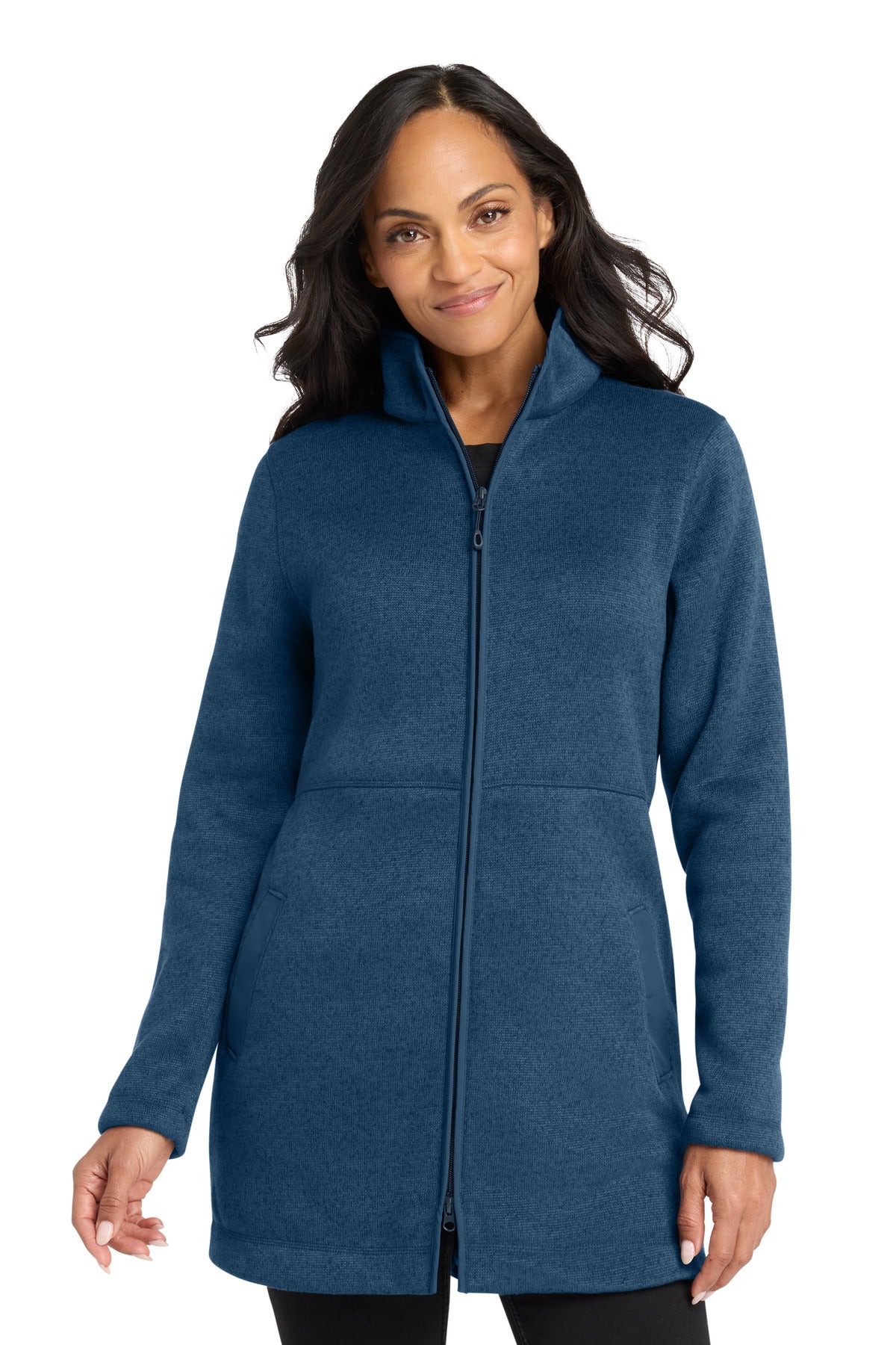 Port Authority Women's Arc Sweater Fleece Long Jacket L425