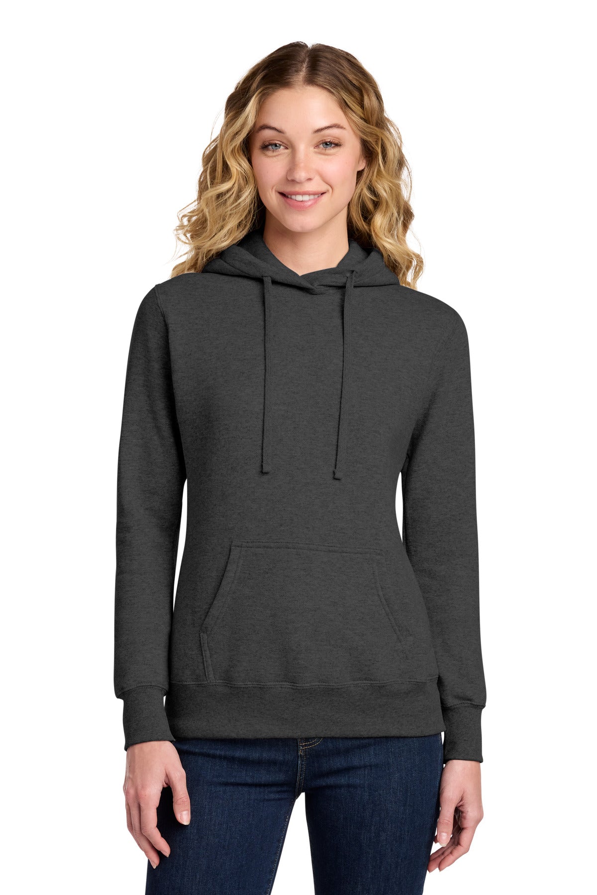 Port & Co Women's Core Fleece Pullover Hooded Sweatshirt LPC78H