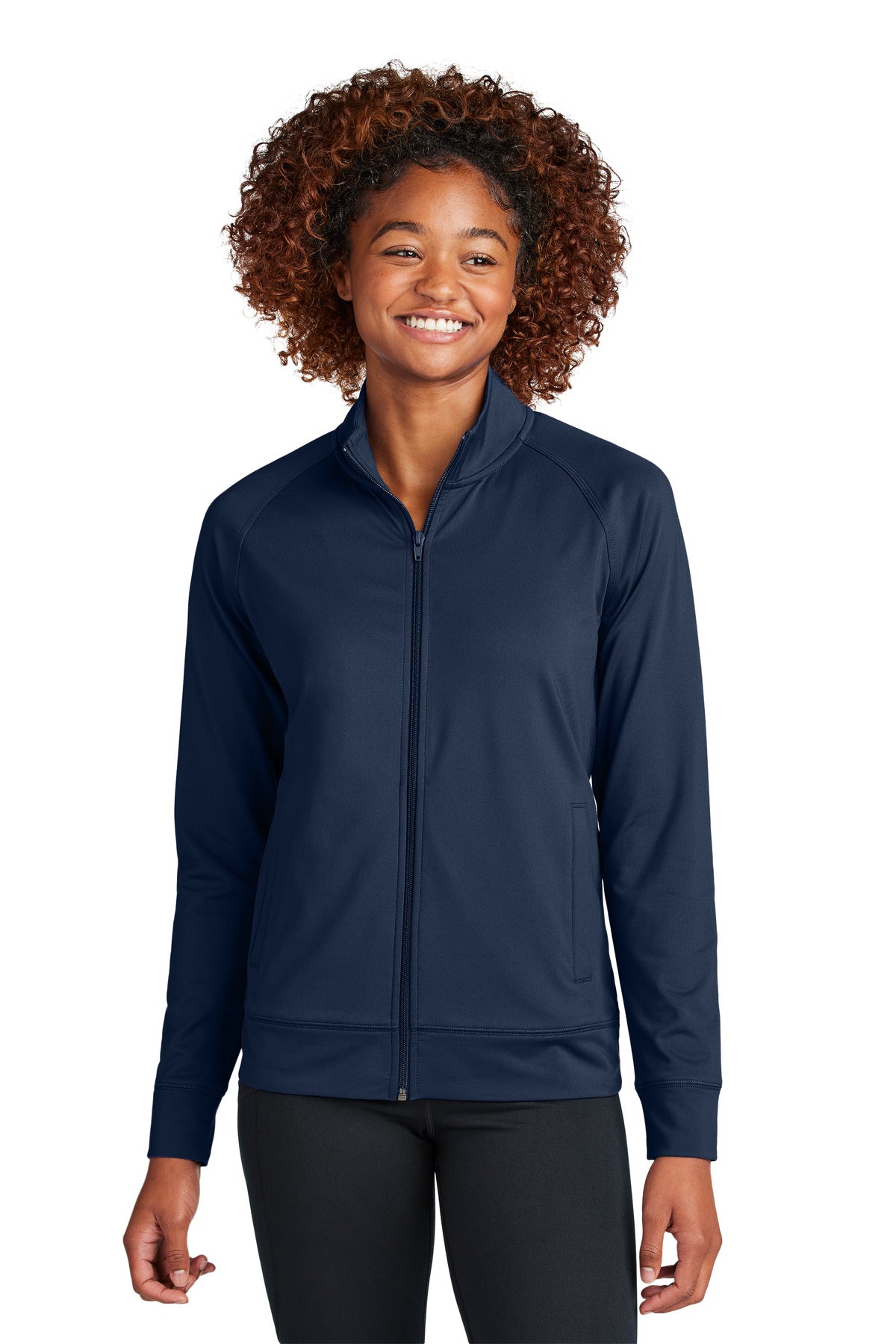 Sport-Tek Women's Sport-Wick Stretch Full-Zip Cadet Jacket LST857
