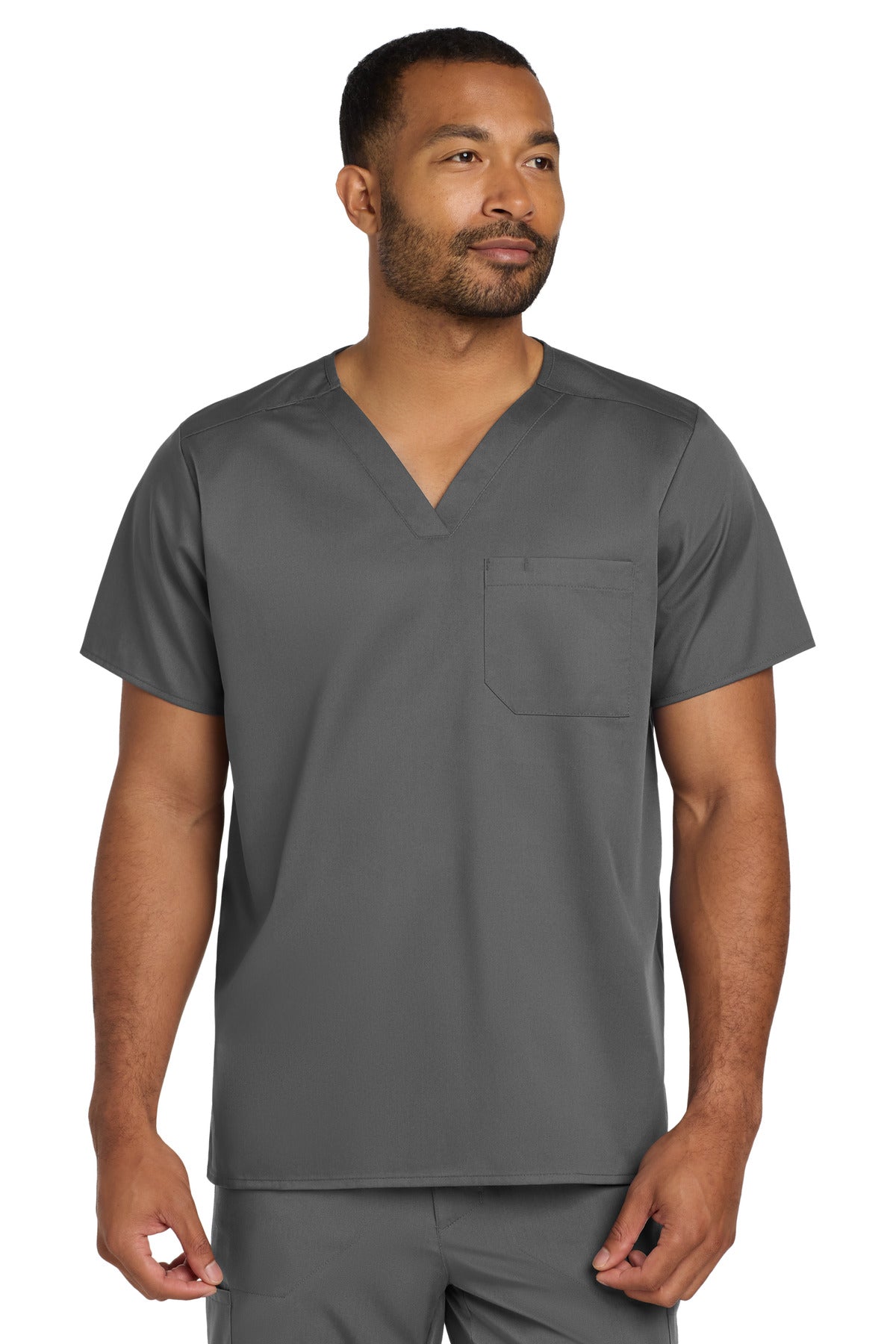 Wink Unisex WorkFlex Chest Pocket V-Neck Top WW3160